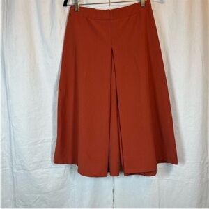 Leith High Waist Wide leg Guacho Pants Rust Orange